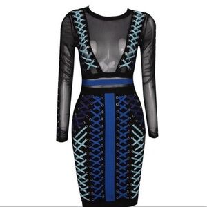 ***SOLD OUT***Chic Mesh Bandage Party Dress